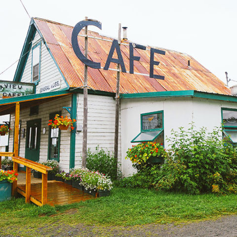 Alaska has a bunch of cool little towns to explore. This is the famous "Seaview Cafe" in Hope, Alaska.