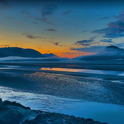 The road that runs along the Turnagain Arm is one of the most beautiful in the world.